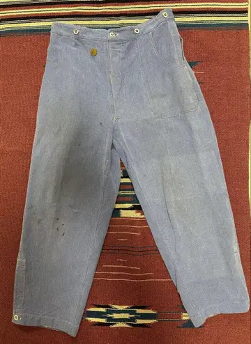 1950s 독일 워크웨어 팬츠 블루 HBT
