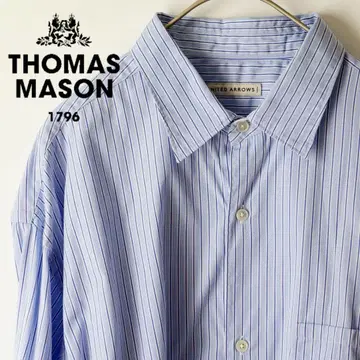UNITED ARROWS THOMAS MASON 스트라이프 긴팔 셔츠