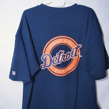 새상품 T셔츠 XL 타이거즈 서클 로고 메이저리그 마에다 켄타 반팔
