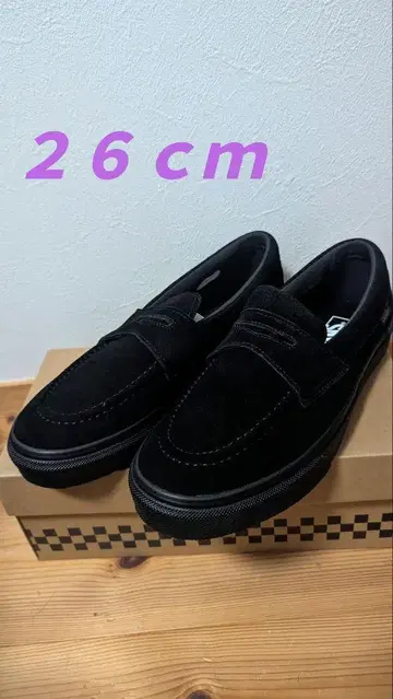 Vans 블랙 스웨이드 슬립온