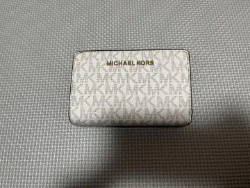 MICHAEL KORS 접이식 지갑 MK 로고 프린트