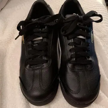PUMA ROMA 블랙 스니커즈