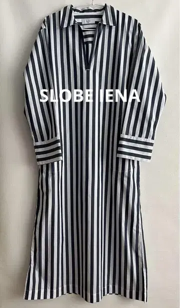 새상품급 SLOBE IENA 스트라이프 셔츠 원피스