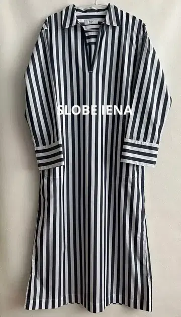 새상품급 SLOBE IENA 스트라이프 셔츠 원피스