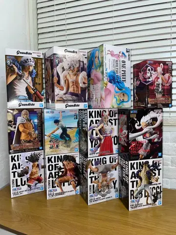 원피스 피규어 세트 12체 루피 야마토 우타 로우 레이리