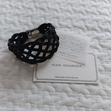 YUSHI SOSHIRODA 뱅글 팔찌 액세서리 가죽