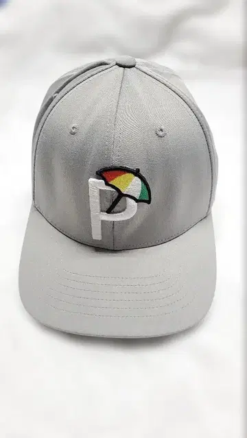 PUMA 그레이 캡 우산 자수