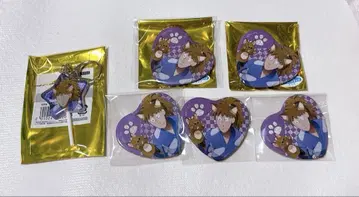닌타마 난자 후와 라이조 하트형 캔뱃지 캔디 아크릴 키링