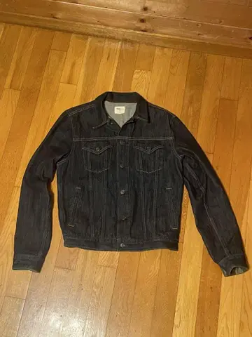 GAP 카모플라쥬 데님 자켓 다크 블랙