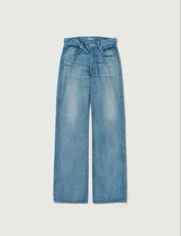 auralee SELVEDGE FADED LIGHT DENIM PANTS