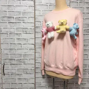 SPINNS 스핀스 곰 트레이닝복 핑크 니노미야 카즈나리 착용 트레이닝복