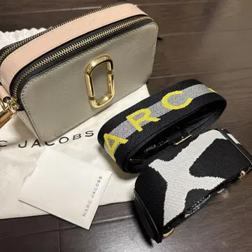 MARC JACOBS 스냅샷 그레이 x 핑크 벨트 2개 포함