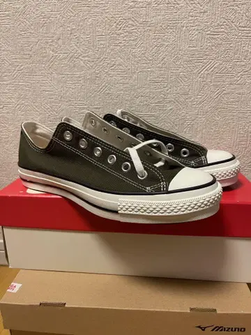 올리브 컬러 ALL STAR 스니커즈