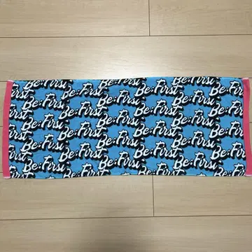 BE:FIRST 로고 페이스 타월 틸