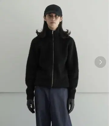 KAIKO/SHAGGY ZIP CARDIGAN