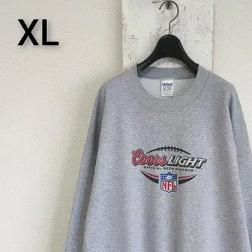 구제 의류 USA EXIST 파일 원단 맨투맨 트레이닝복 그레이 XL