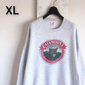 구제 의류 90s USA제 JERZEES 맨투맨 그레이 CATAMOUNT