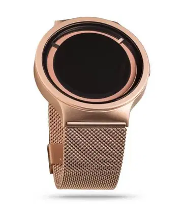 [ 고품질 ] ZIIIRO eclips steel rose gold