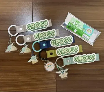 그로구 자수 택 스타 워즈 플라이트 택 키링
