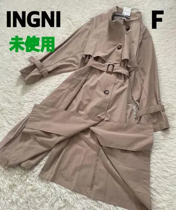 미사용 INGNI 베이지 트렌치코트 F 사이즈