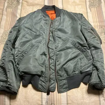 미군 실물 MA-1 1961년? 콤마 지퍼 M