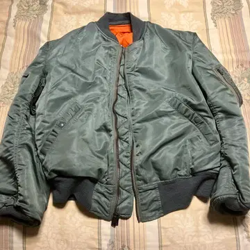 미군 실물 MA-1 1961년? 콤마 지퍼 M