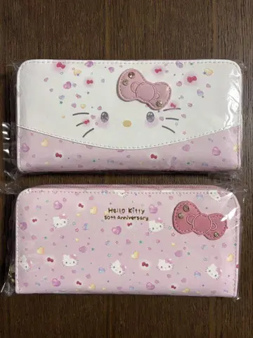 산리오 키티 50주년 기념샵 장지갑 2종류