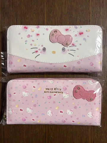 산리오 키티 50주년 기념샵 장지갑 2종류