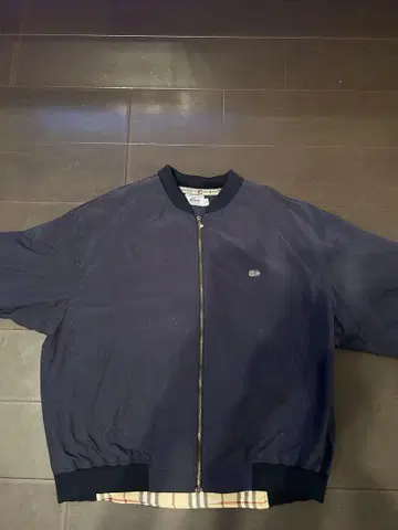 LACOSTE 네이비 집업 자켓 90s