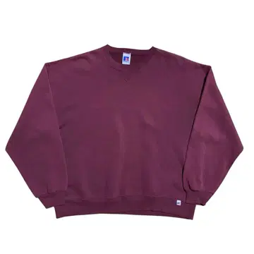 90-00s 러셀 애슬레틱 앞 V 맨투맨 트레이닝복 무지