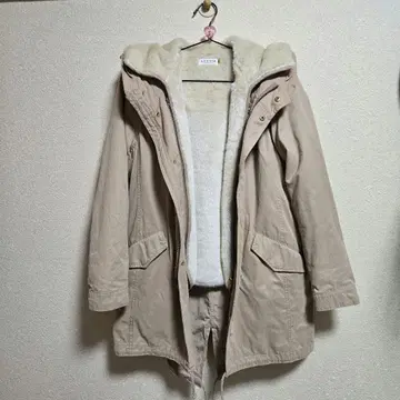 렙심 LEPSIM 모즈 코트 이너 탈부착 베이지