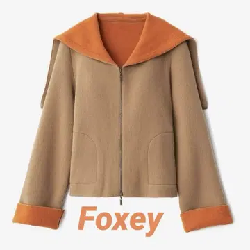Foxey 폭시 자켓 니트 후드티 script 한정 컬러