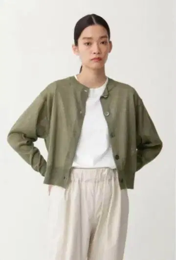 마가렛호웰 파인 린넨 가디건