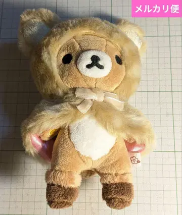 리락쿠마 후드 부착 봉제 인형 봉제 인형 산엑스
