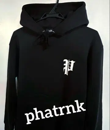 PHATRNK 블랙 후드티 L 사이즈