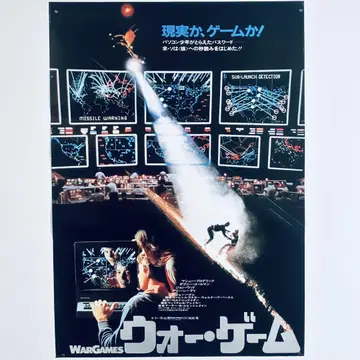 워 게임 WarGames 80s vintage B2 포스터 당시물