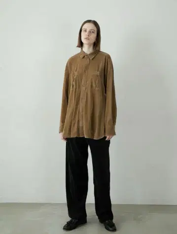 LA PEAU DE GEM velour shirt