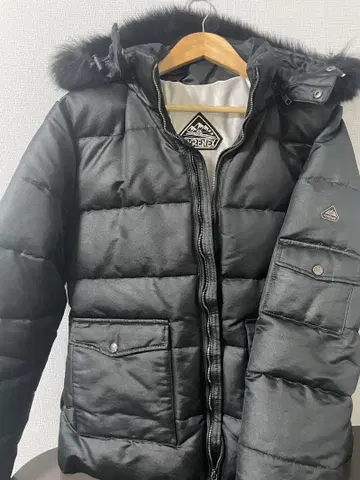 PYRENEX 블랙 다운 자켓 L 클리닝 완료