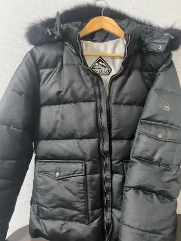 가격 인하!! PYRENEX 블랙 다운 자켓 L 클리닝 완료