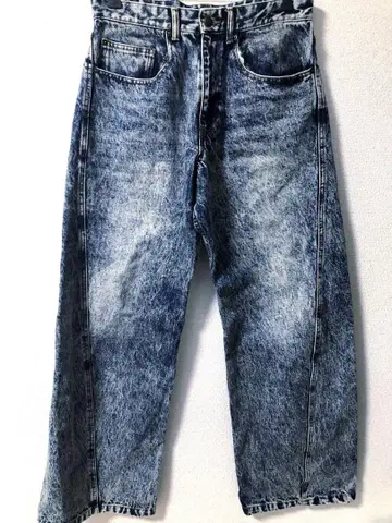 WYM LIDNM VINTAGE WASHED CURVED DENIM