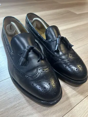 REGAL 블랙 태슬 로퍼 26.5cm