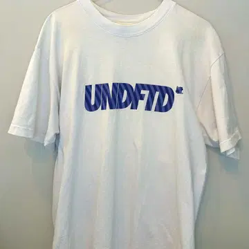 UNDFTD 화이트 T셔츠