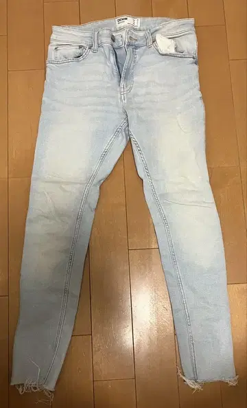 [Bershka] 데님 팬츠 2세트 슈퍼 스키니 & 컷오프