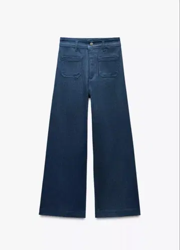 ZW COLLECTION WIDE-LEG 하이라이즈 데님 팬츠