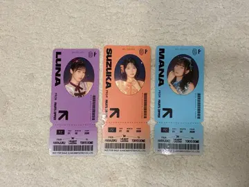 FRUITS ZIPPER 오리지널 티켓풍 스티커