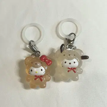 산리오 라떼곰 메지루시 액세서리 키티 포차코