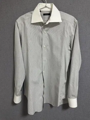 [ESTNATION] 스트라이프 드레스 셔츠 와이셔츠 40 에스트네이션