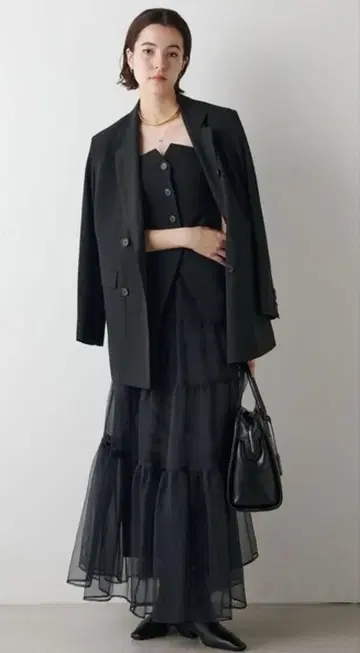 Whim Gazette 오간자 볼륨 스커트
