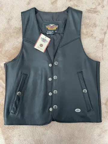 Harley-Davidson 가죽 베스트 M 사이즈 블랙