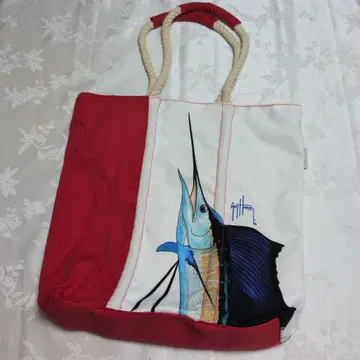 GUY HARVEY 마린 아트 토트백